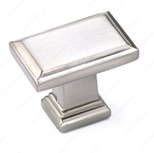 30 transitional brushed nickel knobs. Excellent condition.